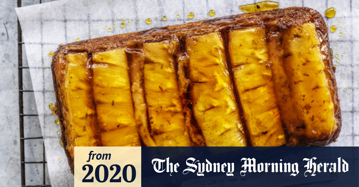 Helen Goh recipe salted pineapple and brown sugar cake